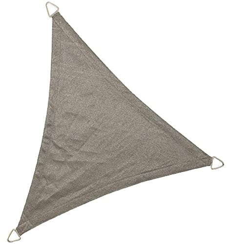 nesling Schattenstoff Dreieck 5 Meter Grau