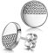 Ohrstecker Silber 925 Damen - mit Zirkonia rund flach in Schmuck Box SO-452-Silber