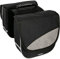 Haberland Unisex – Erwachsene Trendy Kinder-Doppeltasche, Schwarz/Silber, 28 x 10 x 28 cm