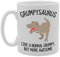 Coralgraph Inc MG4680 Grumpysaurus Like A Normal Grumpy, BUT More Awesome Novelty Gift Printed Tea Coffee Ceramic Mug