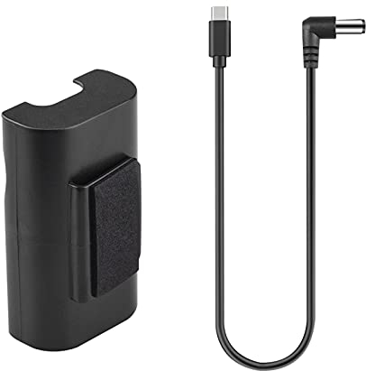 FPV-Brillen-Netzkabel und Batteriehalterung für DJI FPV-Brille V2, Batterie-Clip-Halter und Netzladekabel für FPV, schnelles Aufladen (Schwarz A)