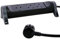 LEGRAND, Drehbare Steckdosenleiste, 3-fach Steckdose, Mehrfachsteckdose, Wand- oder Tischmontage, LED-Ein/Aus-Schalter, 1,5m Kabel, Schwarz/Dunkelgrau, 694528