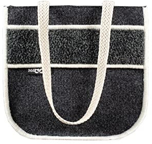 MAD OWL | Nachhaltiger Shopper | Handmade & vegan | Moderne UPCYCLING Shopper Bag | RAMSELBRUCH XS anthrazit