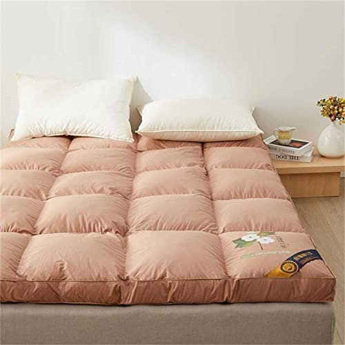 Weiche japanische Futon-Matratze, tragbare Bodenliege, Bettsofa – faltbare aufrollbare Isomatte in Blau