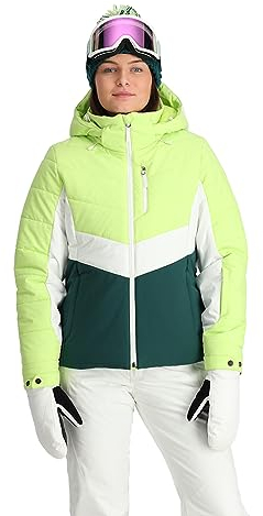 Spyder Damen Haven Insulated Skijacke, Lime Ice, 30