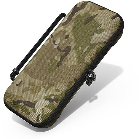 Skull & Co. Every Day Slim Carrying Case for Steam Deck and Steam Deck OLED: Protective Travel Case Portable Hard Shell Case for GripCase SD - Multi-Camo