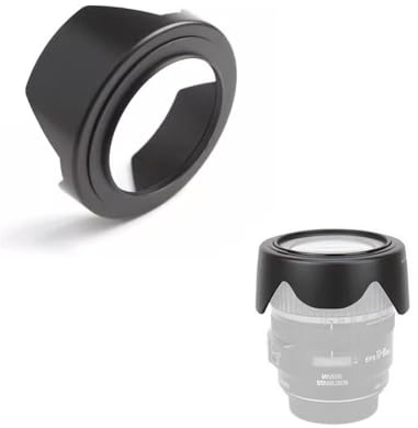 Kamera-Objektiv, 72 mm, wendbar, Tulpenblumen-Gegenlichtblende für Fujifilm X-T3 X-T4 Kamera mit Fujifilm Fujinon XF 16–80 mm F4 R Objektiv