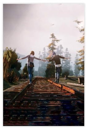 ALNILA Game Life Is Strange 17 Leinwand-Poster, Wandkunst, Dekor, Bild, Gemälde für Wohnzimmer, Schlafzimmer, Dekoration, ungerahmt, 30 x 45 cm