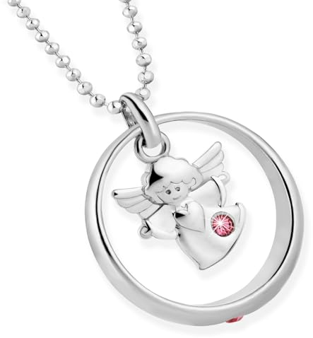 fish Taufkette Mädchen Silber 925 mit Tasche Karte und Geschenkbox Taufe Geschenk