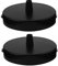 Artibetter 2Pièces Base de Lampe Suspendue Ronde Accessoire pour Plafonnier et Pratique Châssis Luminaire Corrosion Résistante Installation Facile