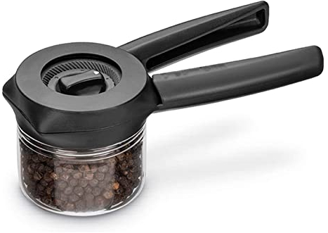 QXSJEDYCH Molinillo de pimienta Molinillo de pimienta Molinillo de sal Molinillo de pimienta Mini molinillo de especias manual profesional, Herramientas de cocina multifuncionales Molinillo de sal y p