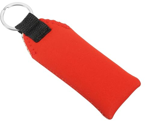 PATIKIL Schwimmender Neopren Schlüsselanhänger Orange-Rot Wasserdichte Schwimmende Schlüsselanhänger Schwimmend Schaumstoff Schlüsselanhänger Boot Segeln Kajak Wassersport Schwimmen