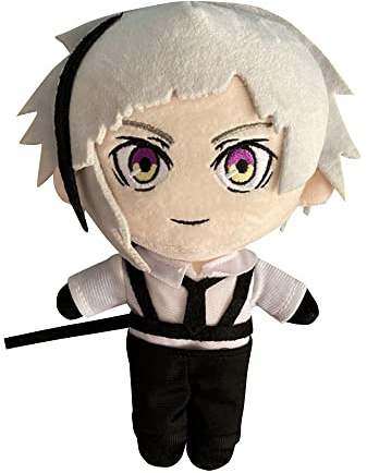 Zhongkaihua Bungo Stray Dogs Anime Kissen Nakajima Atsushi Kissen Weich Niedlich Anime Stofffigur Wurfkissen für Sofa Dekoration