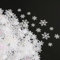800 Stück Schneeflocken Papier Deko Weihnachtstisch Deko Weihnachten Konfetti Glitzer Schneeflocken Schneeflocken Weihnachtsbaum Schneeflocken Konfetti für Feiertagsdekorationen Partydekorationen