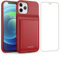 QTshine Battery Case for iPhone 12/12 Pro,[2025 Upgraded] 10800mAh Ultra-Slim Portable Extended Charger Case Cover for iPhone 12/12 Pro Charging Case (6.1 Inch)-Red