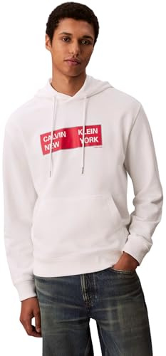 Calvin Klein Herren Hoodie Terry Box Graphic Regular Fit