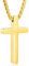 Aretas Cross Necklace Chain Men Kleine vergoldete Edelstahl-Kreuzhalskette für Männer Jungen Christlicher Goldener Religiöser Kreuzanhänger Kettenlänge 18 Zoll