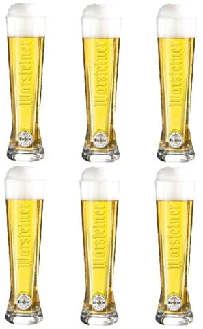 Warsteiner Lot de 6 gobelets de qualité supérieure de 0,25 l