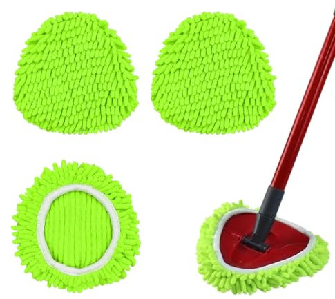 Zernblend 3 Pezzi di Ricambio per Mop Vileda E O-Cedar Spin Mop, Mop, Mop di Ricambio, Mop
