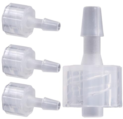 ABOOFAN 8 Stück Luer Lock Schlauchadapter Pp 3.2 mm