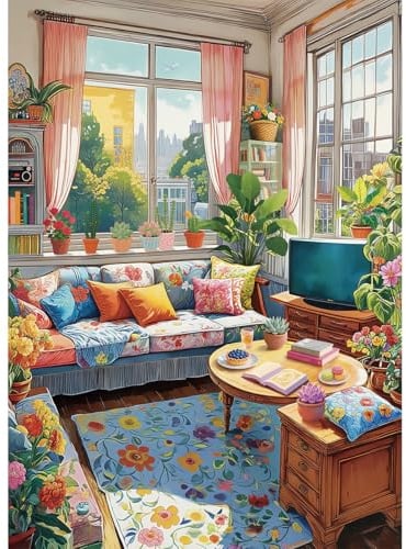 HUADADA 500 Puzzle Erwachsene, Klassische Puzzles-Wohnzimmer-Puzzlespiele für Die Ganze Familie für Frauen Geschenke für Männer