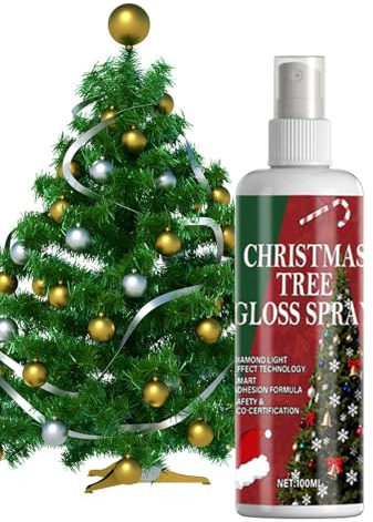 Generisch Spray per albero di Natale, 100 ml, spray illuminante per feste, per alberi, ghirlande, matrimoni, compleanni, accessori fotografici
