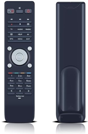 HZIME Fernbedienung Ersatz für VU+ RC3034302/01 TV Box | Kompatibel mit VU+ RC3034302/01, Zero, Solo 4K, Duo2, Solo 2, Duo sowie MBE012 TV Box.Voll funktionsfähig