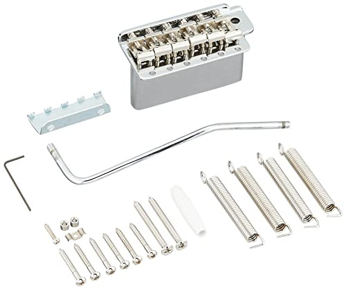 Fender 6-Saddle American Vintage Series Stratocaster Tremolo Assembly - Left Handed - Chrome, Guitar Accessories