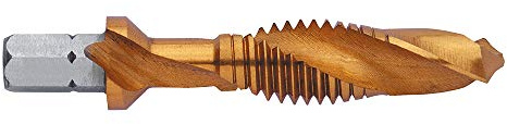 Exact SGE-Bit ROTAPLUS+, M10, 1/4 Bit-Schaft, HSS, TiN-Beschichtung, DIN3126