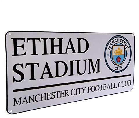 Manchester City Official Street Sign - Multi-Colour