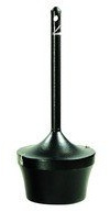 Aladdin Smokers' Station - Ascher, Rubbermaid VB 395660 - Schwarz