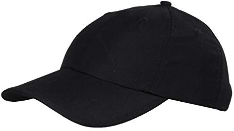 Basecap Knickschirm Micro UV - Schutz Damen Herren UV 50+ Sun Protect (Schwarz)