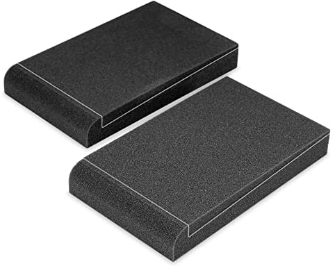 Pronomic ISO-Stand 5 Studiomonitor Absorberplatte 5 (Dämmkeil, Schrägsteller, 2-Komponenten, 5 verschiedene Neigungswinkel, Maße: 4 x 17 x 29,5cm) Anthrazit