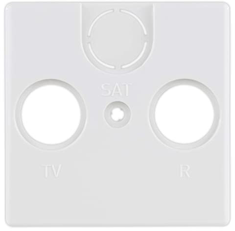 REV 0236630106 Quadro, Abdeckung Antennendose (TV/RF), weiss