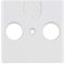 REV 0236630106 Quadro, Abdeckung Antennendose (TV/RF), weiss