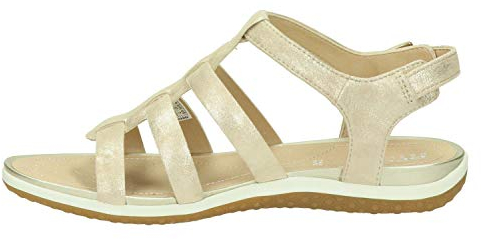 Geox Femme D Sandal Vega A Sandales, Sand, 38 EU
