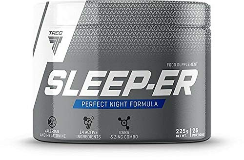 SLEEP-ER 225g | Testosteron-Booster + Schlafmittel | Wiederherstellungsformel | Nahrungsergänzungsmittel für Muskelwachstum und tiefen entspannenden Schlaf