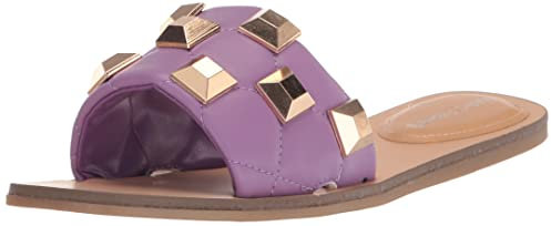 Marc Fisher Damen Bamer Flache Sandale, violett, 37 EU