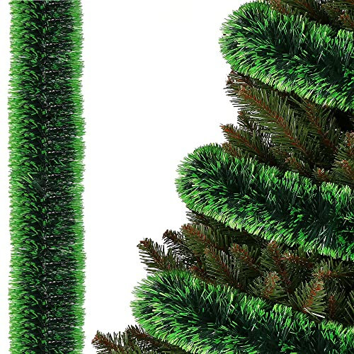 SPRINGOS Girlande für den Weihnachtsbaum Kunstgirlande Grün 7 cm x 6 m Baumboa Weihnachtsgirlande Weihnachtsdeko