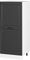 Vicco Hochschrank R-Line, Anthrazit Landhaus/Weiß, 60 cm