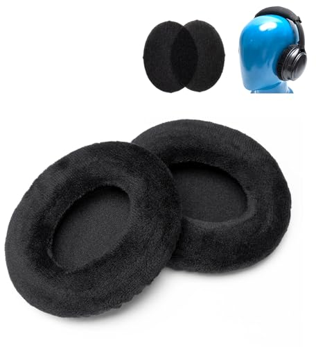 Voarmaks Ohrpolster Schaumstoff Kissenbezüge Kompatibel mit Taotronics TT-BH22 TT BH22 Kopfhörer Dicke Ohrpolster Headset Ohrenschützer Ersatz (Samt)
