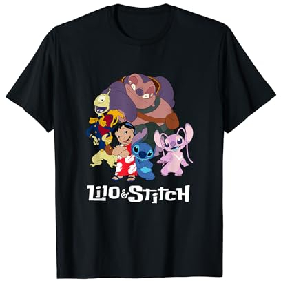 Disney Lilo & Stitch Group Shot Ohana Portrait T-Shirt