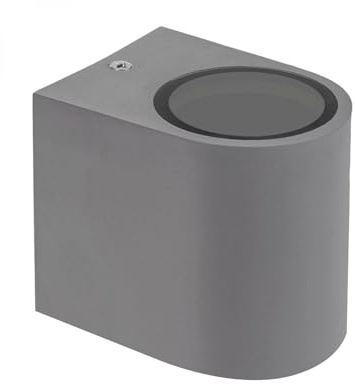 Wandleuchte grau | Aussenlampe PARETE GU10 X1 230V IP54 80 x 73 x 95 mm
