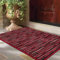 Biscpro Dirt Trapper Door Mats Indoor, Non-slip Barrier Mats for Indoor Outdoor, Super Absorbent Entrance Rug Machine Washable Soft Floor Carpet for Front Back door,Red, 60 x 90 cm