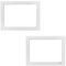 Kunststoff Garagen Keller Hallen Gartenhaus PVC FIX Festverglasung Fenster Fest Alupl Neo Energeto 3-Fach Verglasung Innen und Außen Weiss 40x40cm 400x400mm Hersteller
