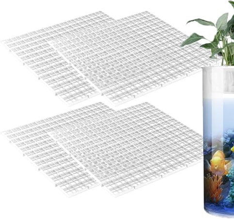 Aquarium Deckel, Aquarium Abdeckung - 4 Stück Gitter Panel Aquarium Top Cover | Anti-Sprung Terrarium Deckel, Aquarium Filterplatte für Schildkröte Terrasse und Aquarium
