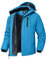 Rdruko Skijacke Herren Winterjacke Snowboardjacke Warme Fleece GefüTtert Winter Jacke Wasserdicht Funktionsjacke Männer Outdoor Wanderjacke mit Kapuze-Blau L