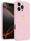 Beetop Kompatibel Mit iPhone 16 Pro Hülle Schutzhülle Silikon TPU Stoßfest Handyhülle Case Cover für iPhone 16 Pro - Rosa
