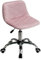 T-THREE.Modern Swivel Chair desk chair office chair,Exquisite and stylish dressing chair,PU Leather Comfort Upholstered Computer Chair, Height Adjustable Child Seat(Pink)