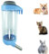 DEEUCHIS Dog Crate Water Bottle - No Drip Kennel Pet Water Dispenser, Easy-to-Use Cage Water Bottle for Dogs, Cats, Small Animals, 500ML, Blue